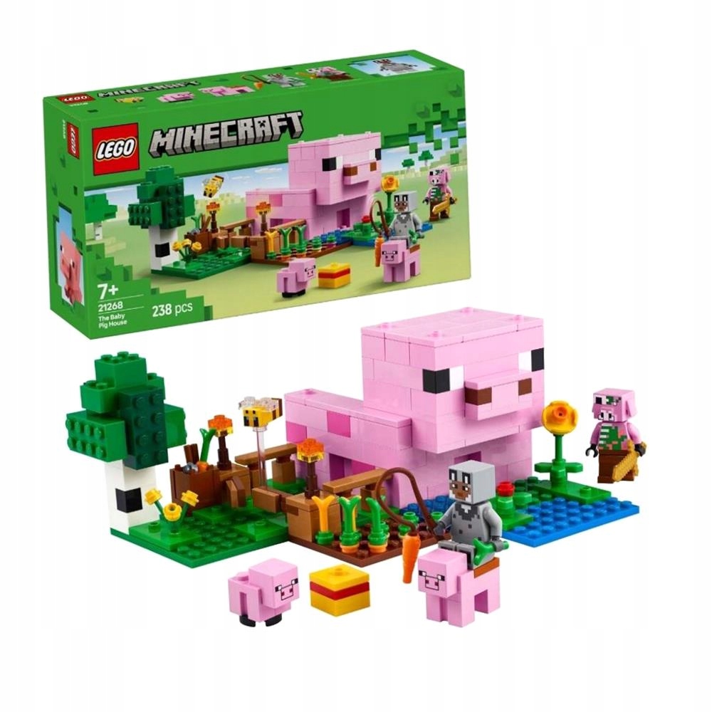 Lego(r) Minecraft 21268 – Dům Prasátka