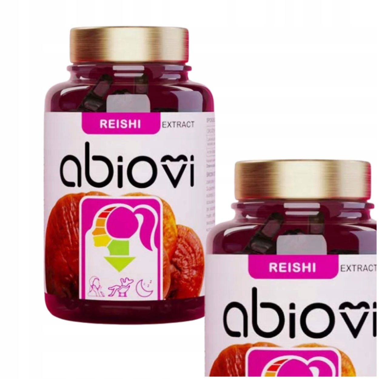 Lakownica Żółtawa Ekstrakt 18:1 60 Kapsułek Reishi Abiovi