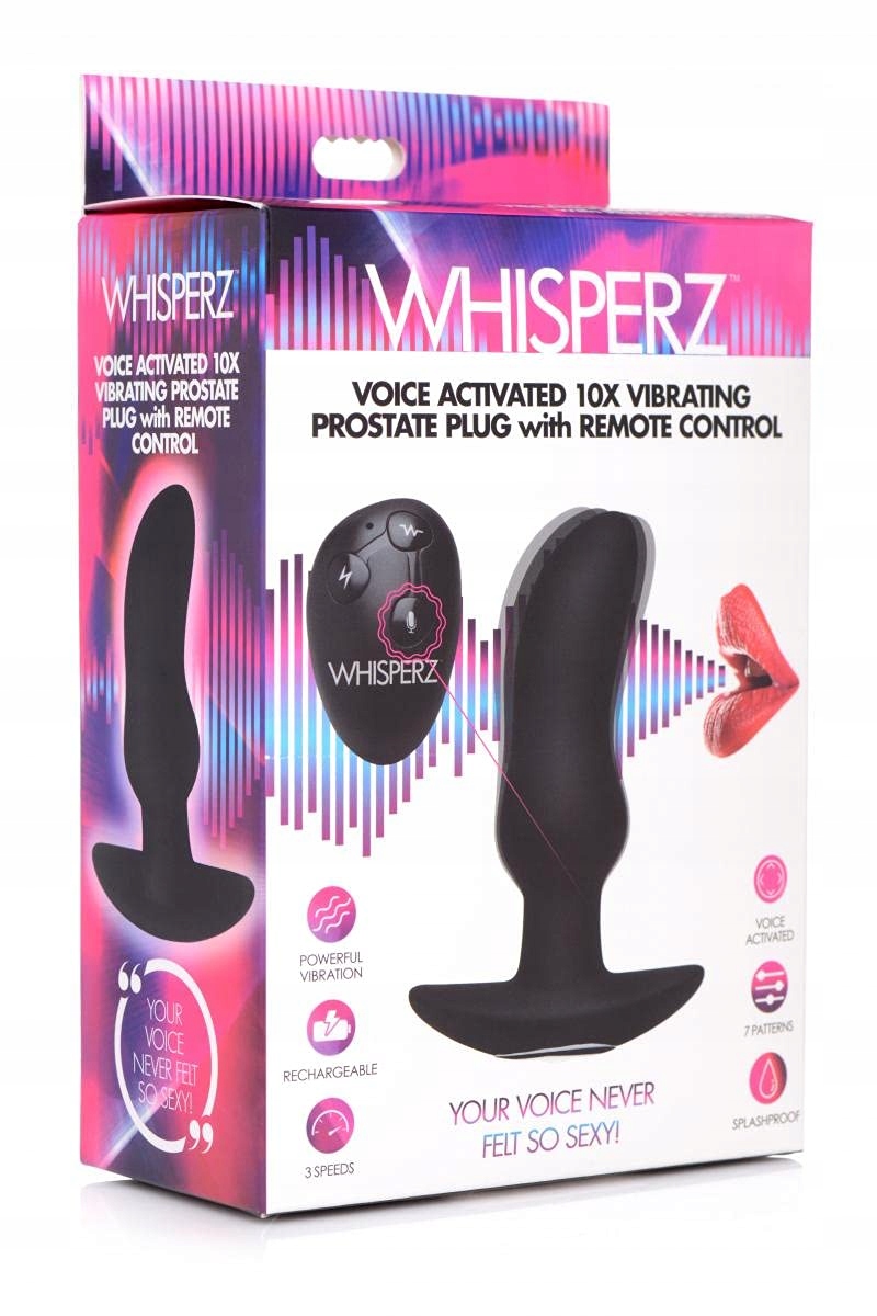 WHISPERZ Wibrator Do Masażu Prostaty Wielokolorowy Uniwersalny Rozmiar — miniatura 4