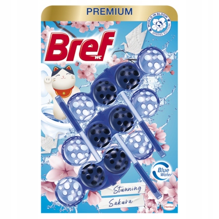 

Bref Blue Aktiv zawieszka barwiąca Wc Sakura 3x50g