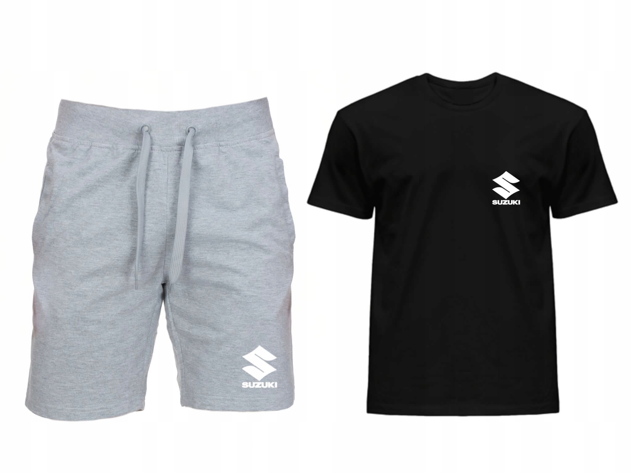 Komplet Tričko Kraťasy Suzuki Pánské L