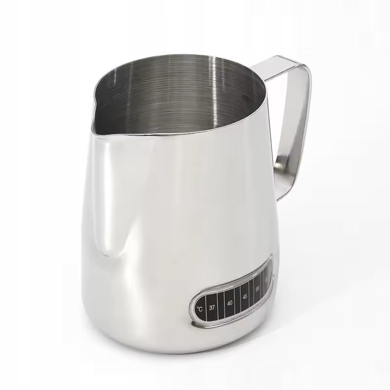 DZBANEK MLECZNIK STAL NIERDZEWNA DO MLEKA ŚMIETANKI Z TEMPERATURĄ 350ML