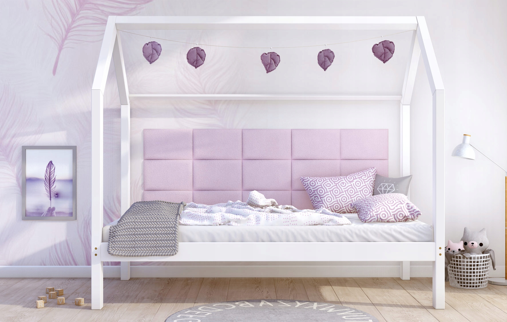 NALA łóżko domek dla dziecka bez barierek 80x160 Kod producenta NALA KOLOR 80160 N23