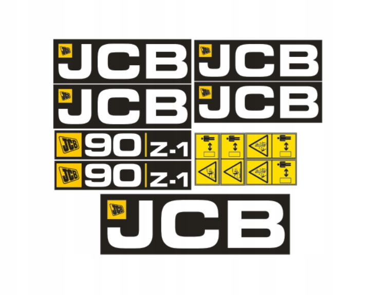 Samolepky samolepka Jcb 90 Z-1