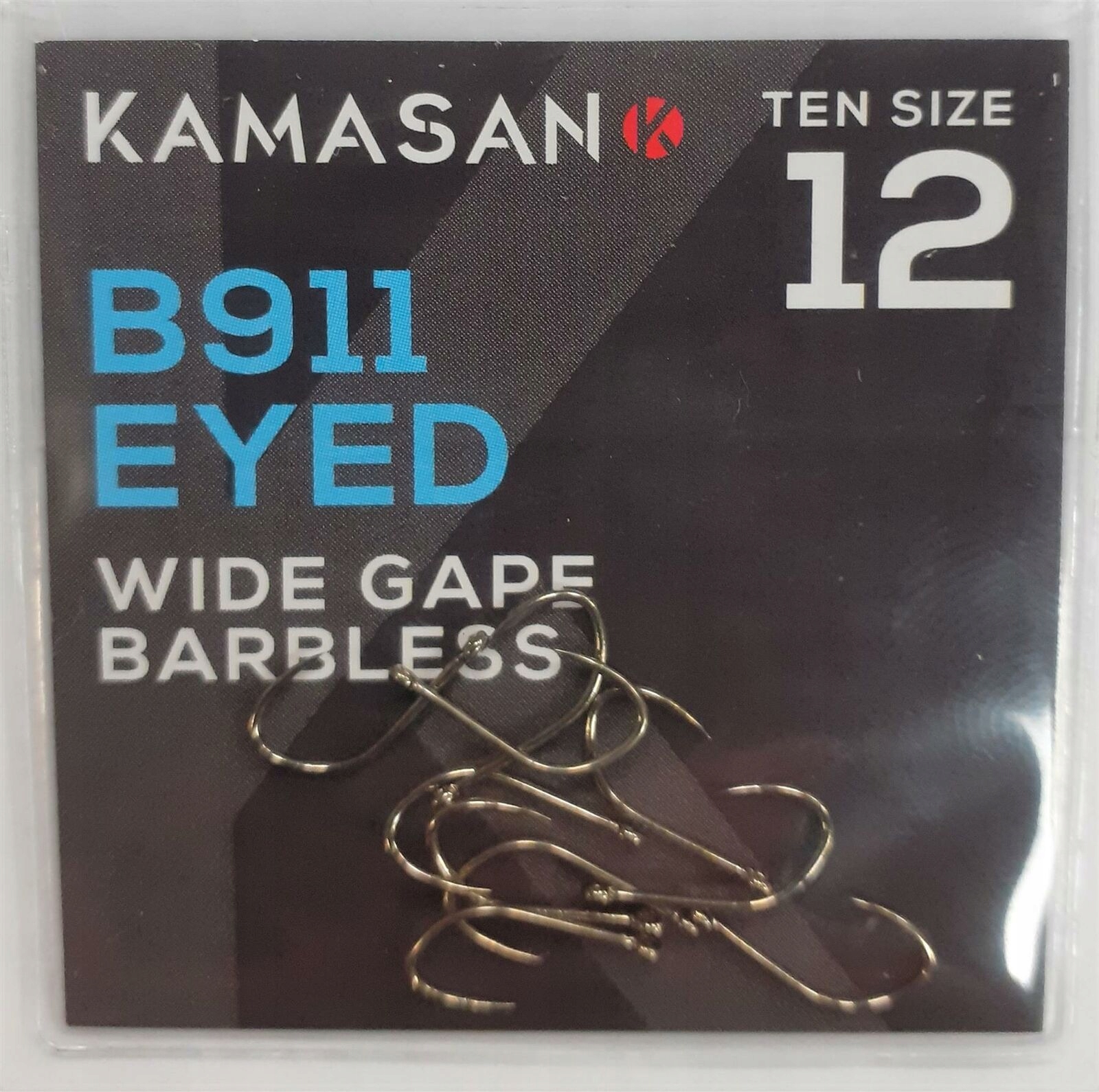 

Haczyki Kamasan B911 Eyed Barbless rozmiar 12
