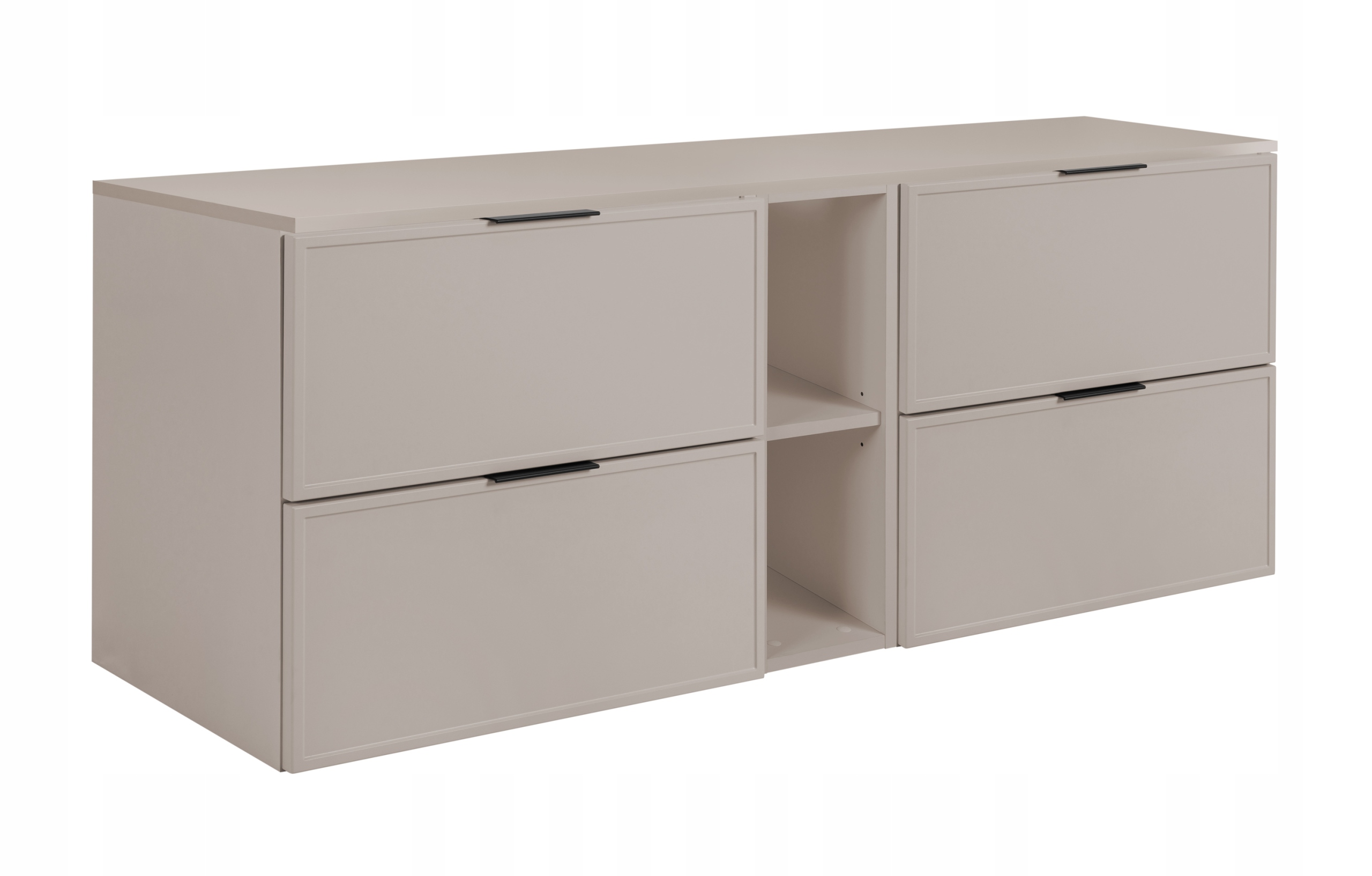 Koupelnová skříňka Závěsná sada Kašmír 140 Rámeček čela Mdf Blat