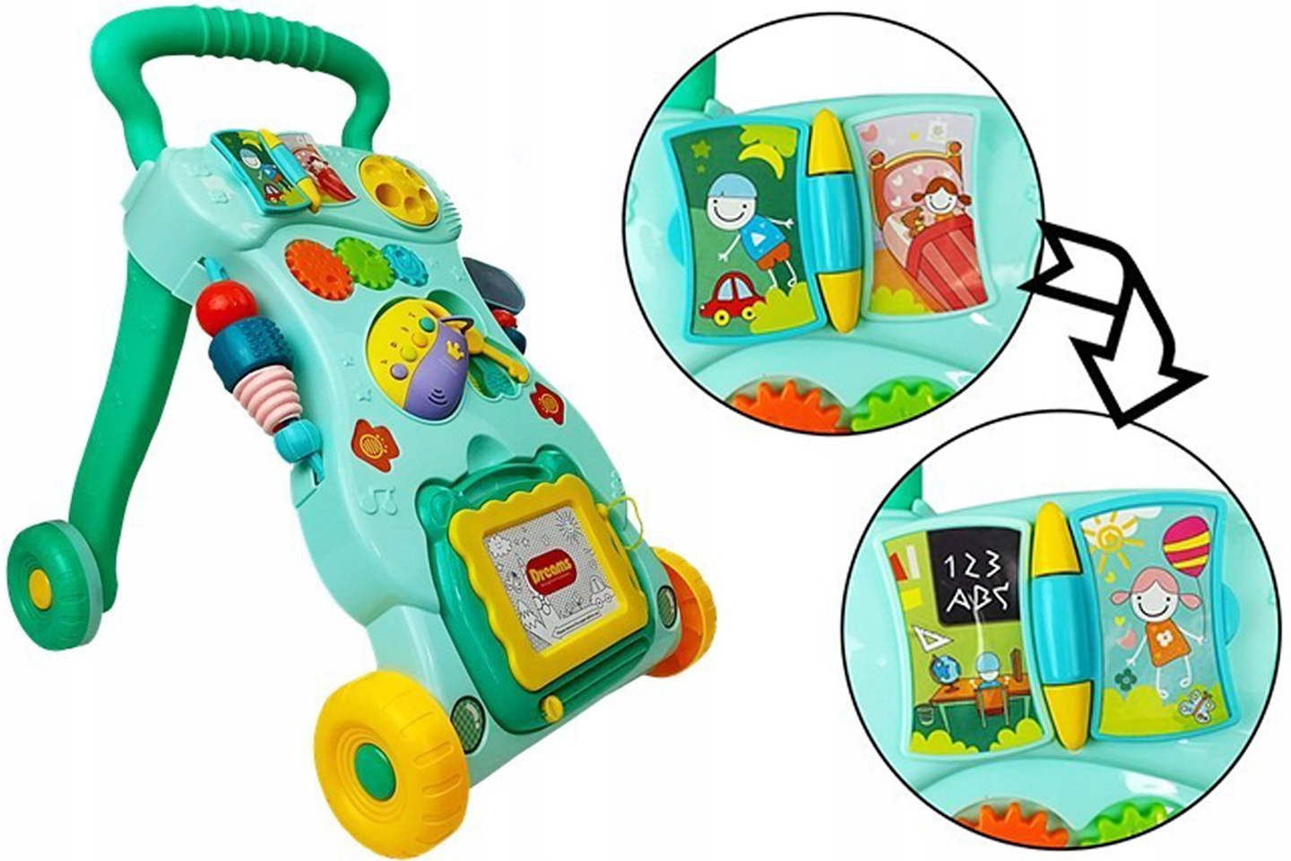 STOLIK INTERAKTYWNY EDUKACYJNY DŹWIĘKI HIT !!!!!! Bohater brak