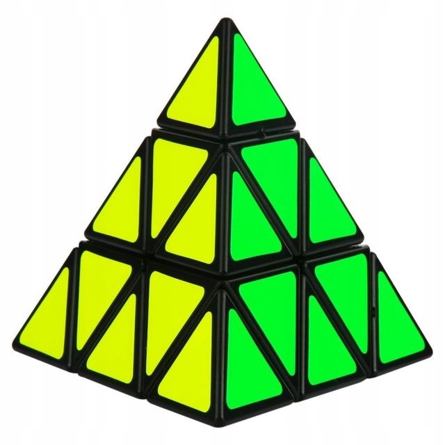 KOSTKA PYRAMINX PIRAMIDA 3X3 + PODSTAWKA DO KOSTKI