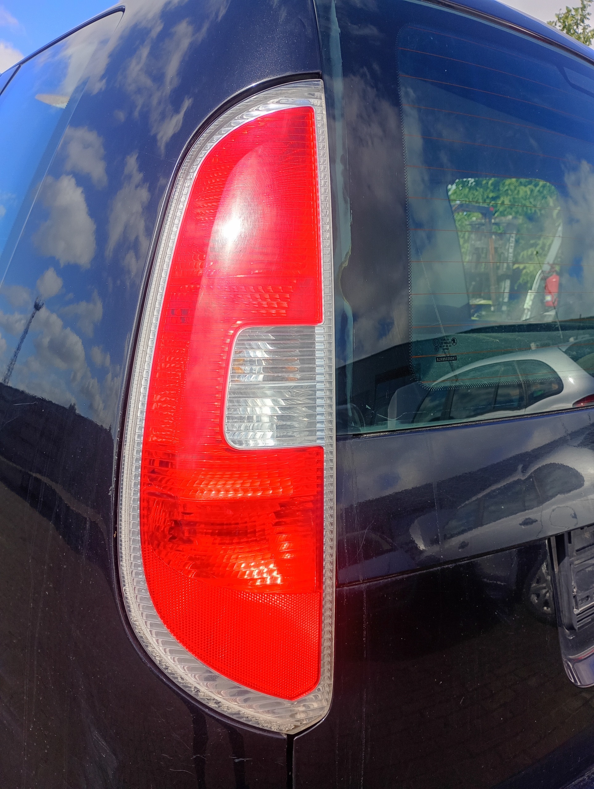 light left rear part rear Skoda Roomster FL 06-15