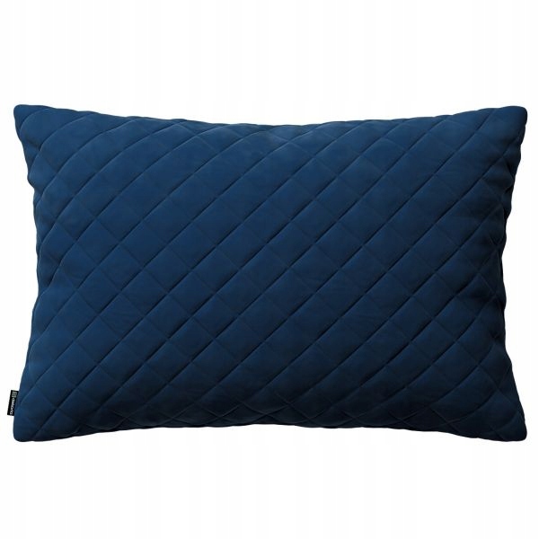 

Poszewka pikowana granatowa velvet 60x40