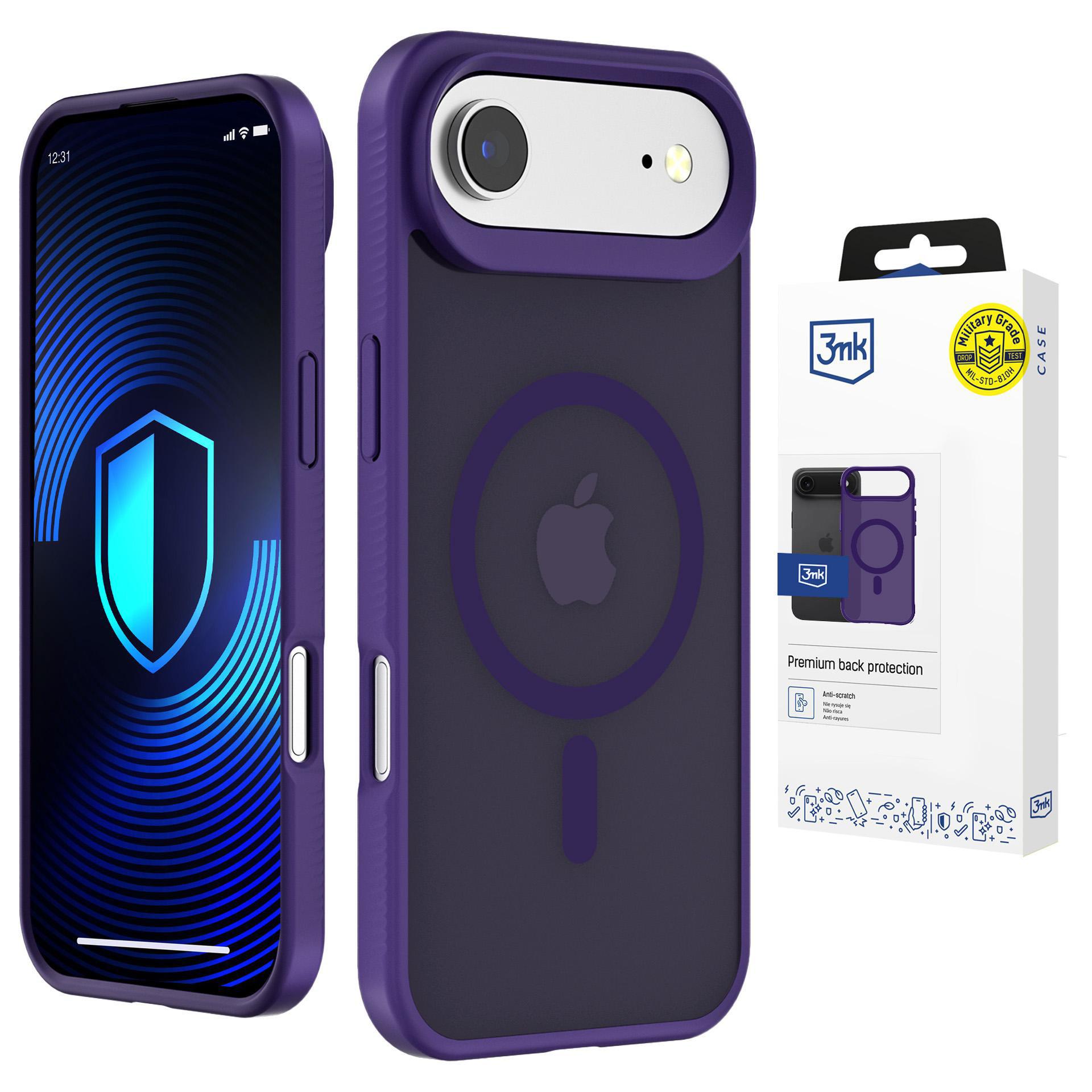 3MK Etui Case Do Apple Iphone Air Smoke Magcase Purple Ochrona Tyłu