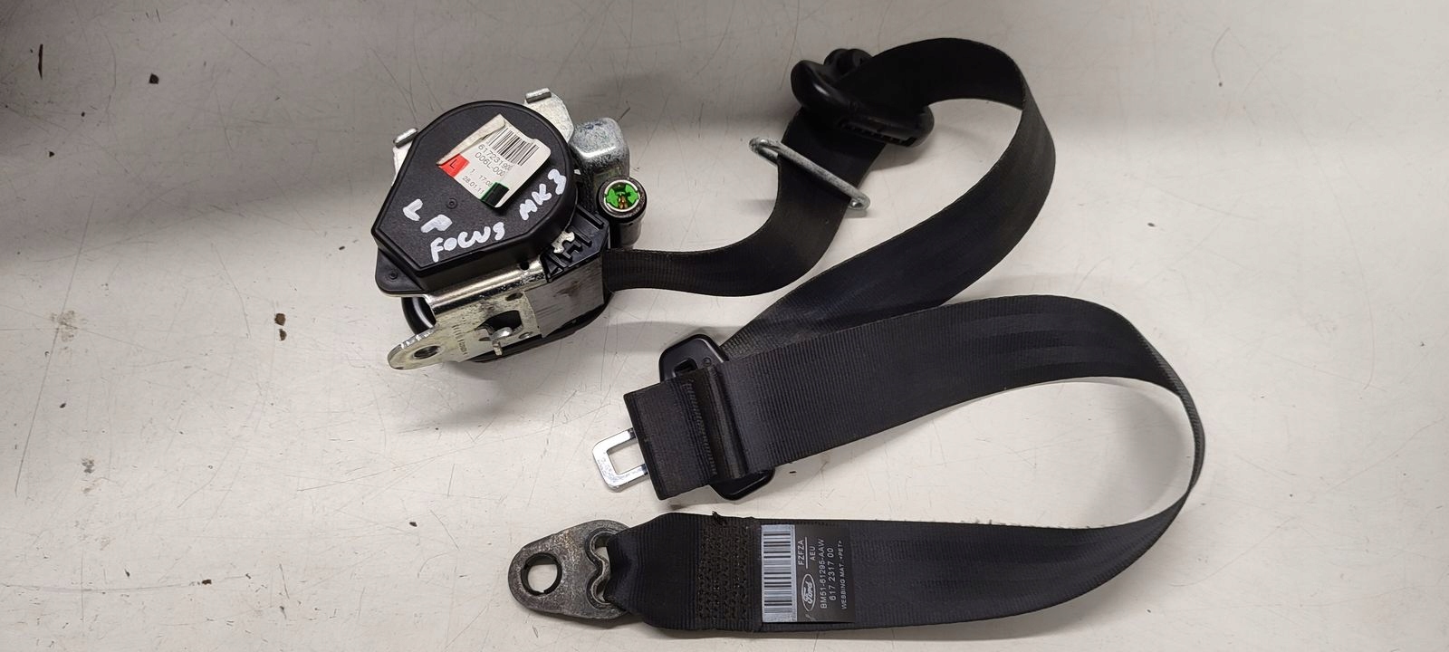 dashboard console airbags tension belts Ford Focus MK3 1,6 TDCI