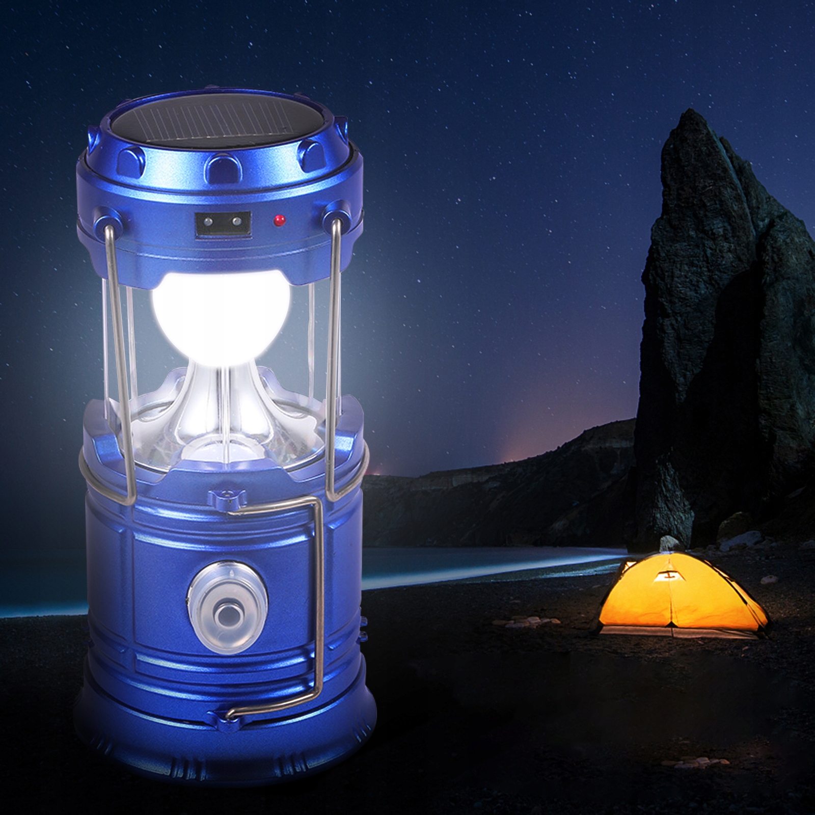 LATARKA LAMPA SOLARNA LAMPKA KEMPINGOWA NAMIOT Marka inna marka