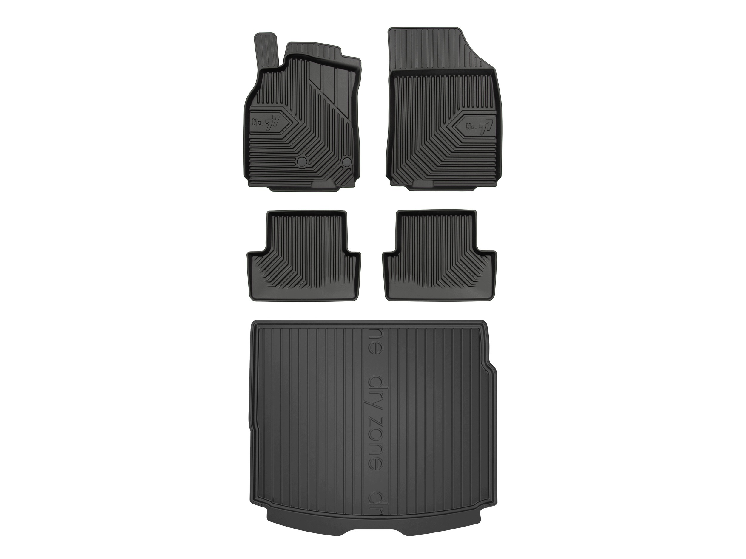 3D koberčeky podložka DryZone pre: Renault Megane III 2008-2016 5 dielov
