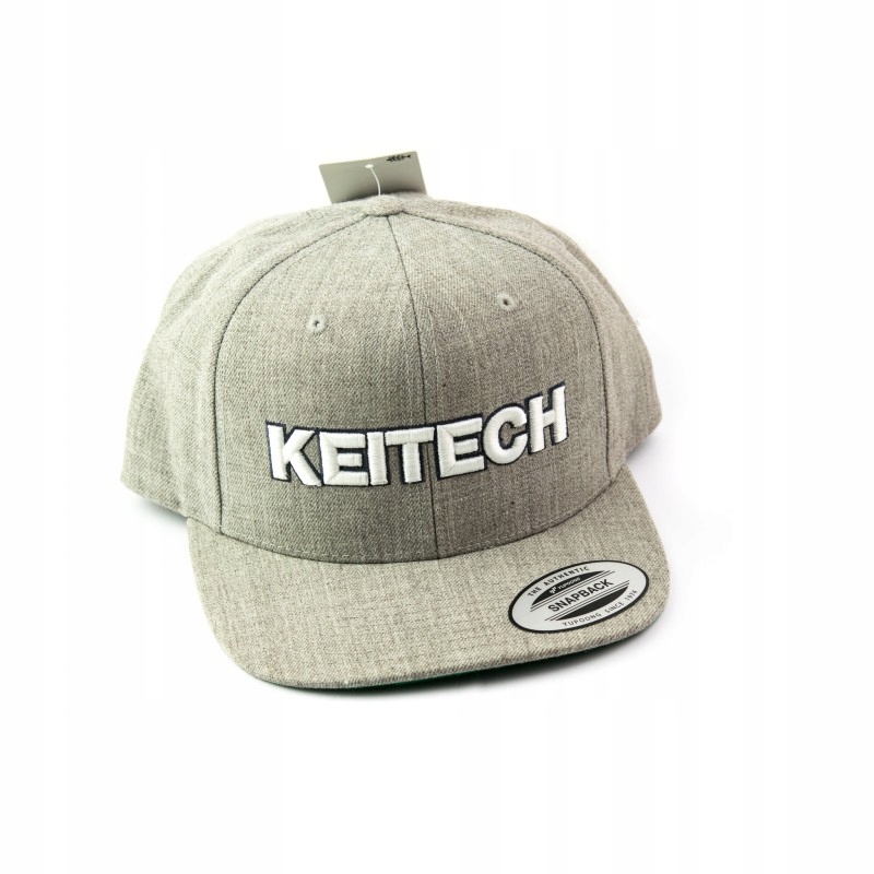 Čepice Keitech Snap Back Cap bílá/šedá