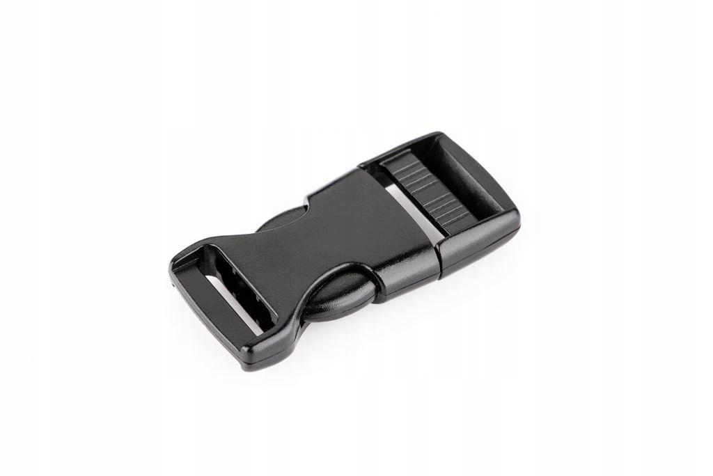 Spona plastová zapínání černá 20mm/100ks 157