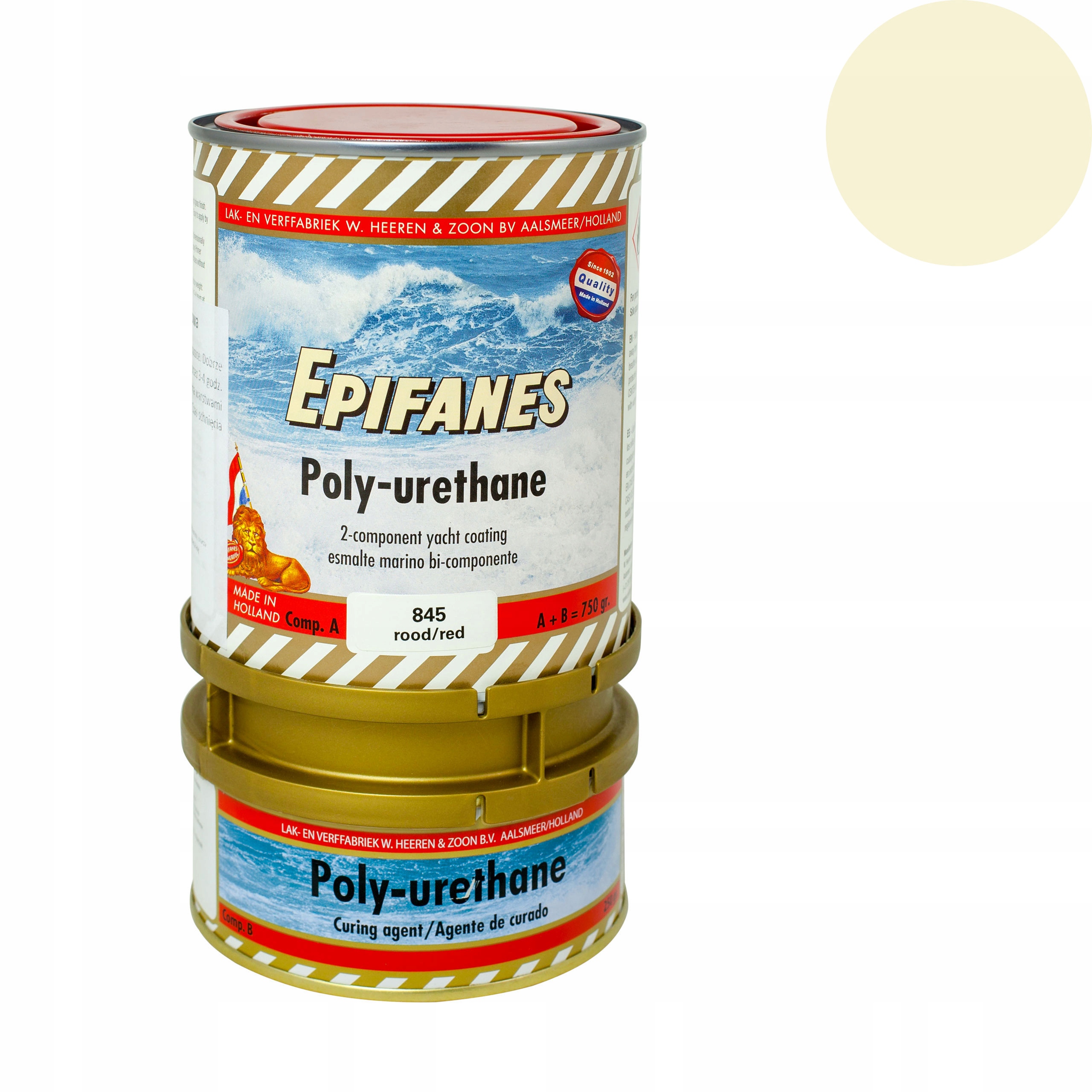 Epifanes farba do łodzi dwuskładnikowa perłowa