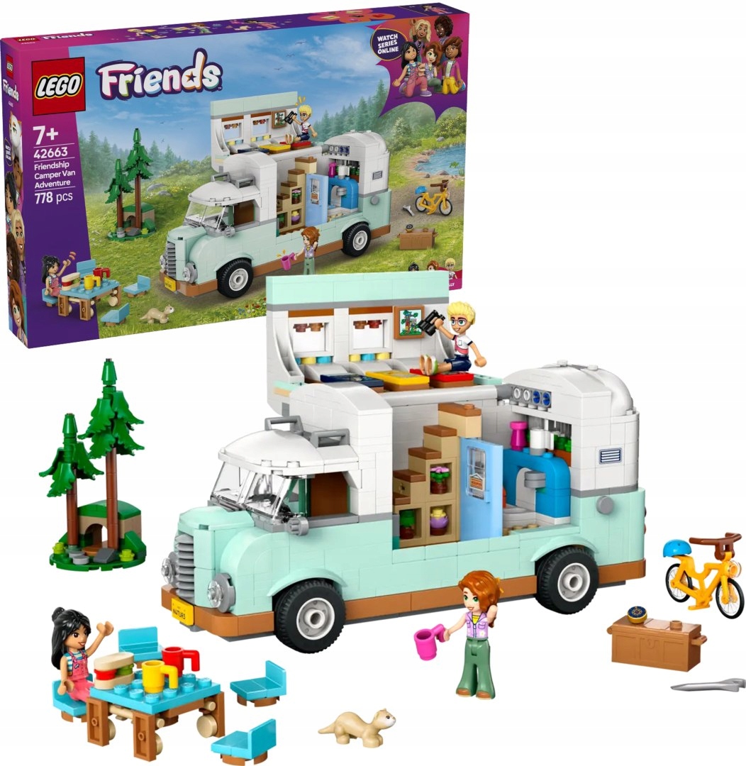 42663 Lego Friends Dobrodružství v karavanu přátel Lego