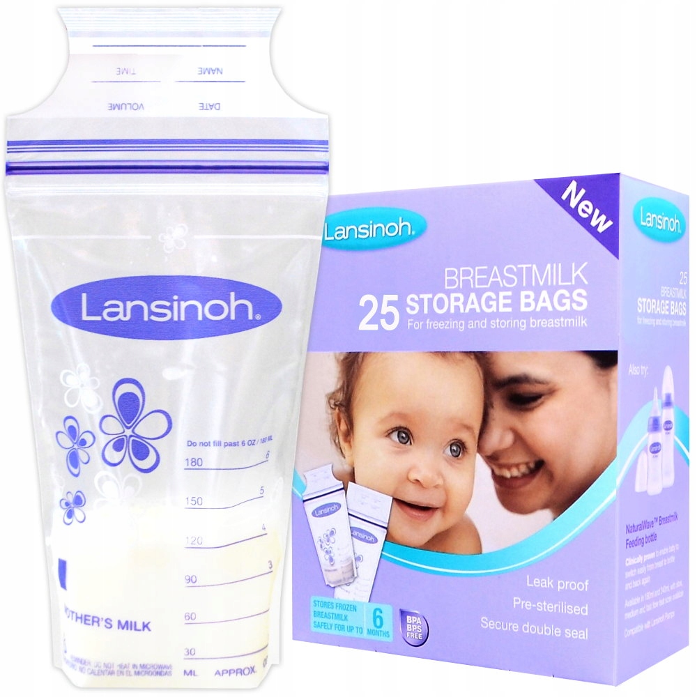 Woreczki do przechowywania pokarmuLansinoh 25 szt.