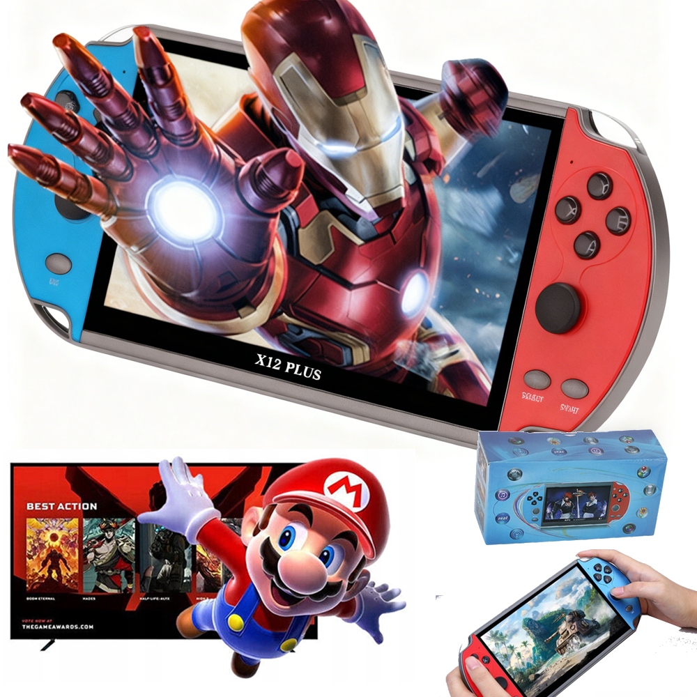 Retro Konsola Do Gier 10000 Gier Ergonomiczny Kształt