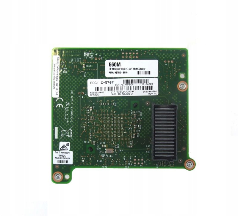 Ethernetový Adaptér Hp 560M 2PORTOVÝ 10GB 669282-001