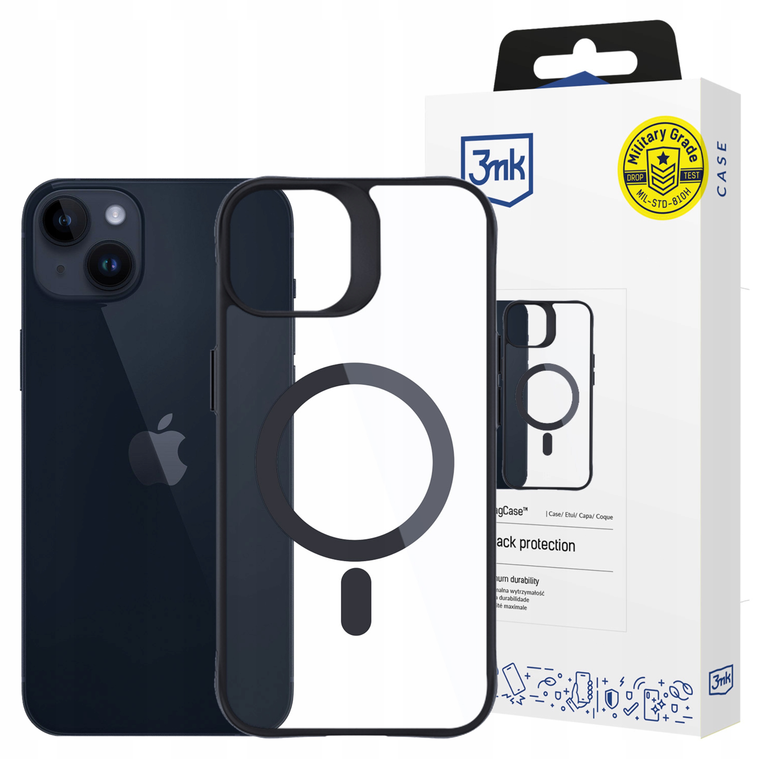 3MK Etui Satin Armor Magcase Do Apple Iphone 14 Plus Ochrona Telefonu