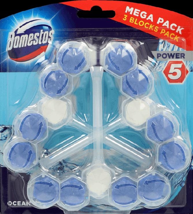 

Domestos Wc POWER5 Duo Kostka Ocean 3X55G