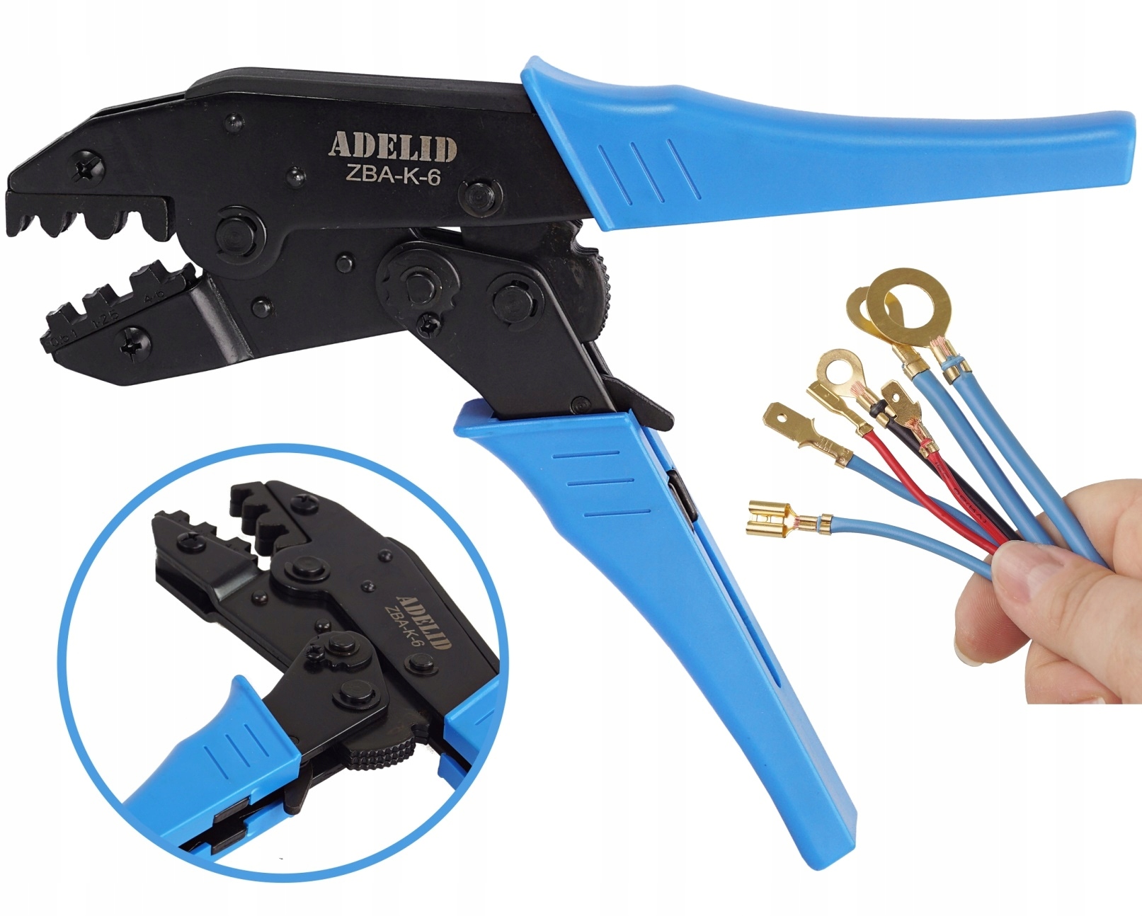 

Zaciskarka Praska Do Konektorów Końcówek Tulejek 6