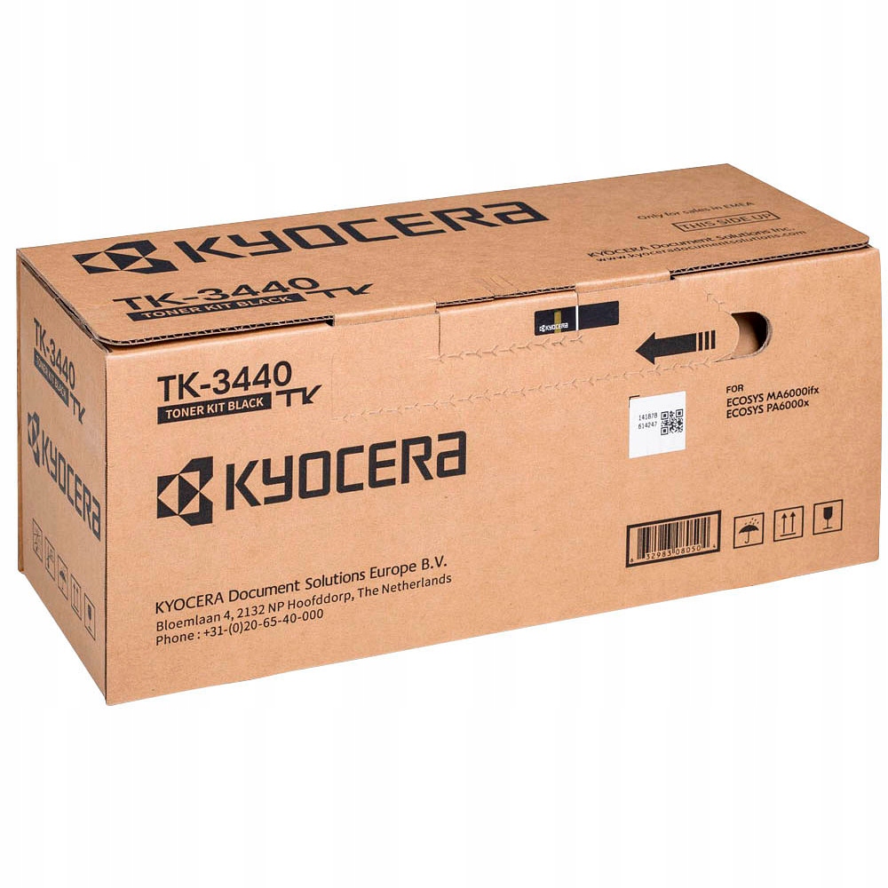 Kyocera toner TK-3440 na 40 000 A4 (při 5% pokrytí), pro Ecosys PA6000x, Ma