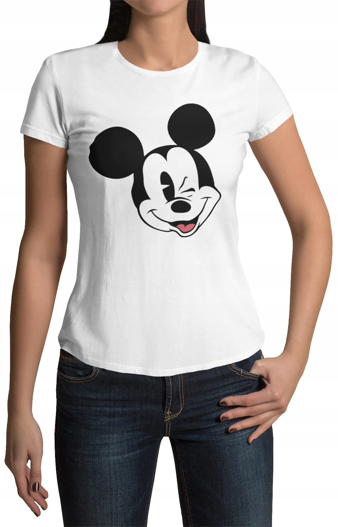 

Koszulka Damska T-shirt XL Myszka Miki Wzory!!