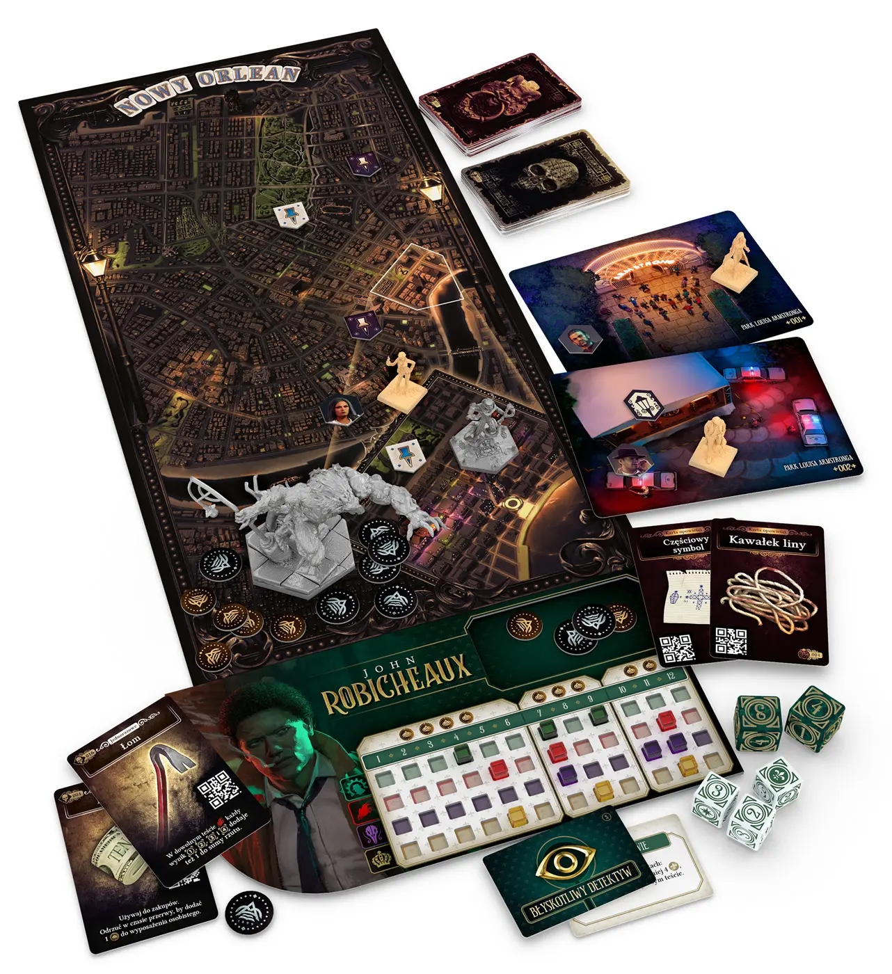 Gra Planszowa Mrok Orleanu Lucky Duck Games Przygoda Strategiczna