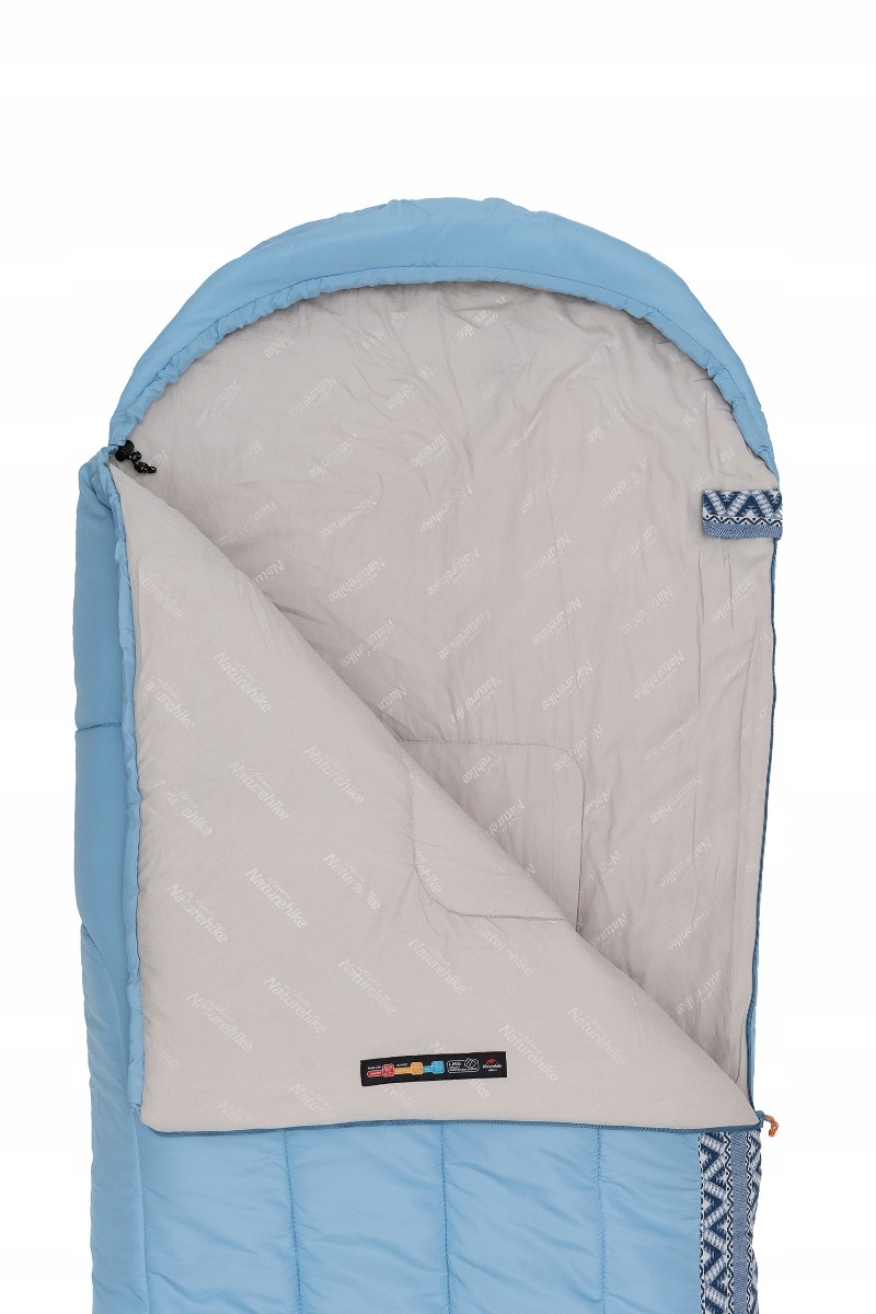 ŚPIWÓR NATUREHIKE L250 NH21MSD07 BLUE prawy
