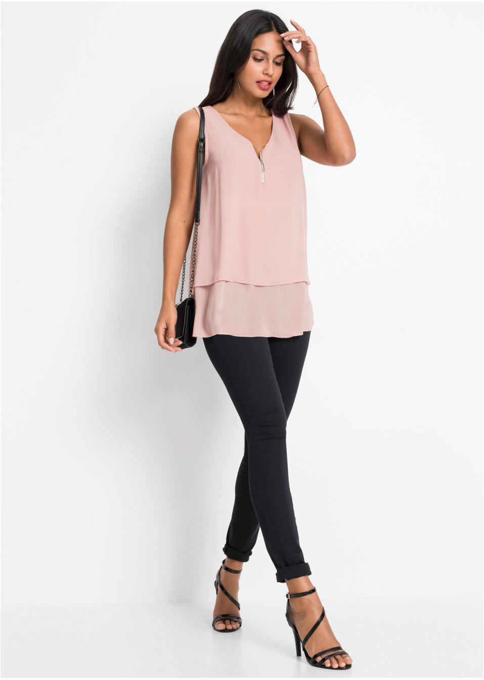 JEGGINSY CZARNE DAMSKIE BONPRIX 38 Marka Bonprix