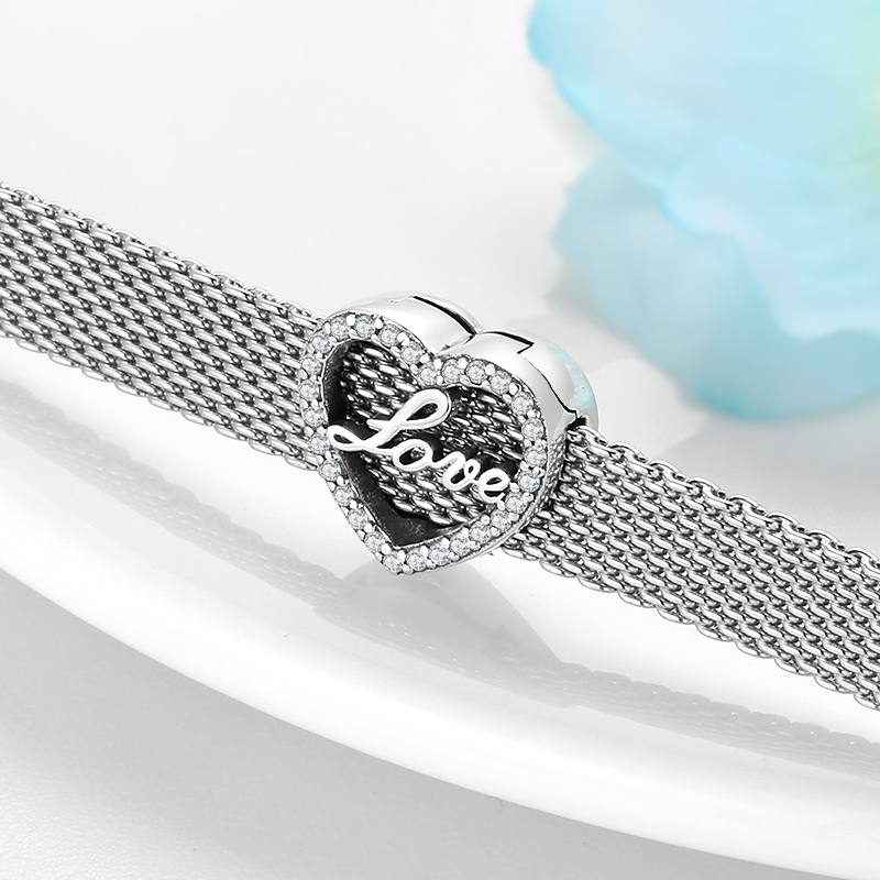 

Charms Serce Love Reflexions do Pandora srebro 925