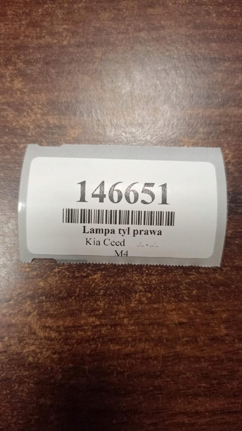 KIA CEED and KOMBI light right rear part 167610