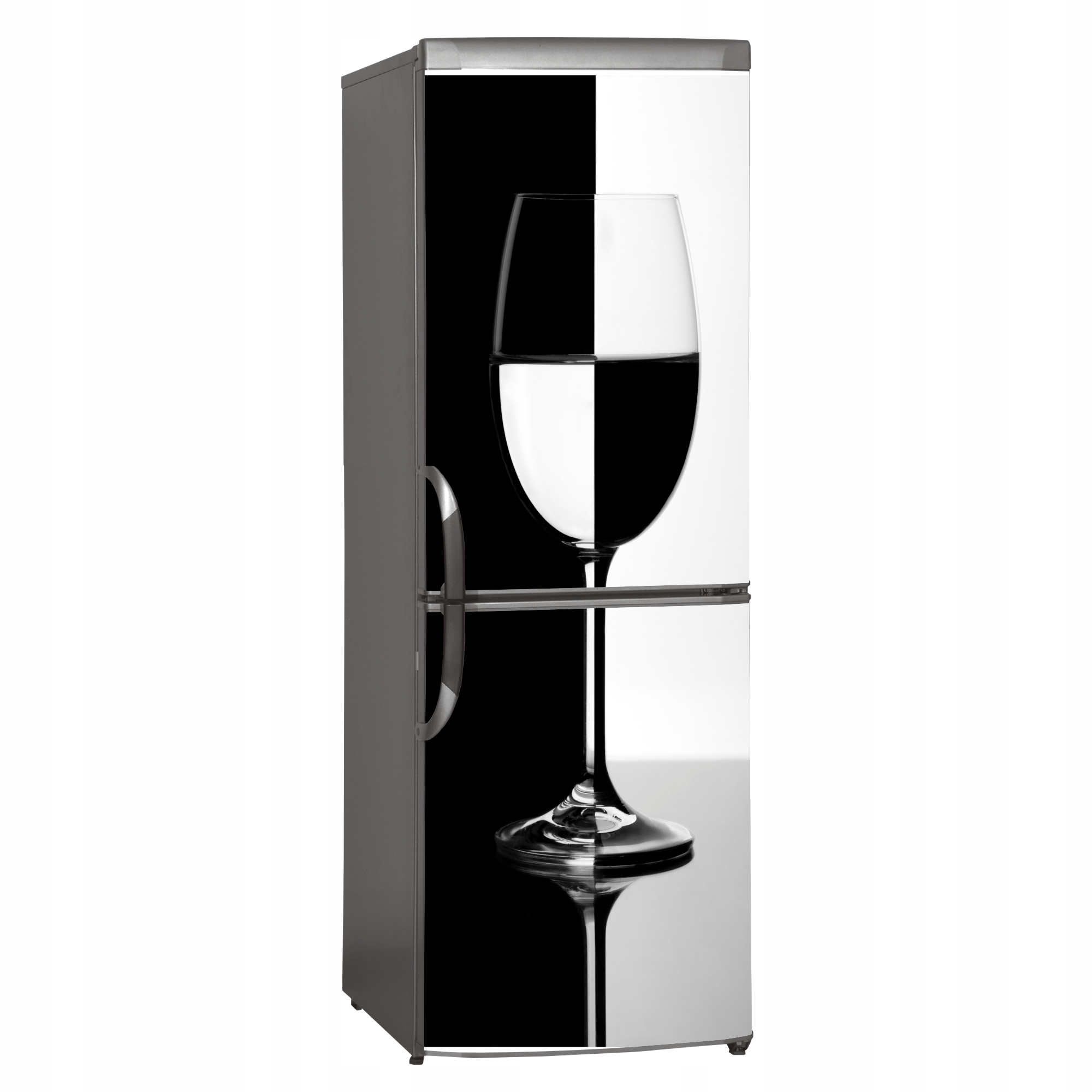 

Magnes mata magnetyczna na lodówkę Czarno Biały