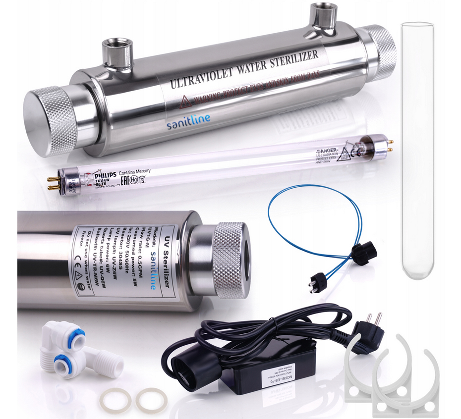 LAMPA BAKTERIOBÓJCZA UV STERYLIZATOR 4W PHILIPS Marka Sanitline