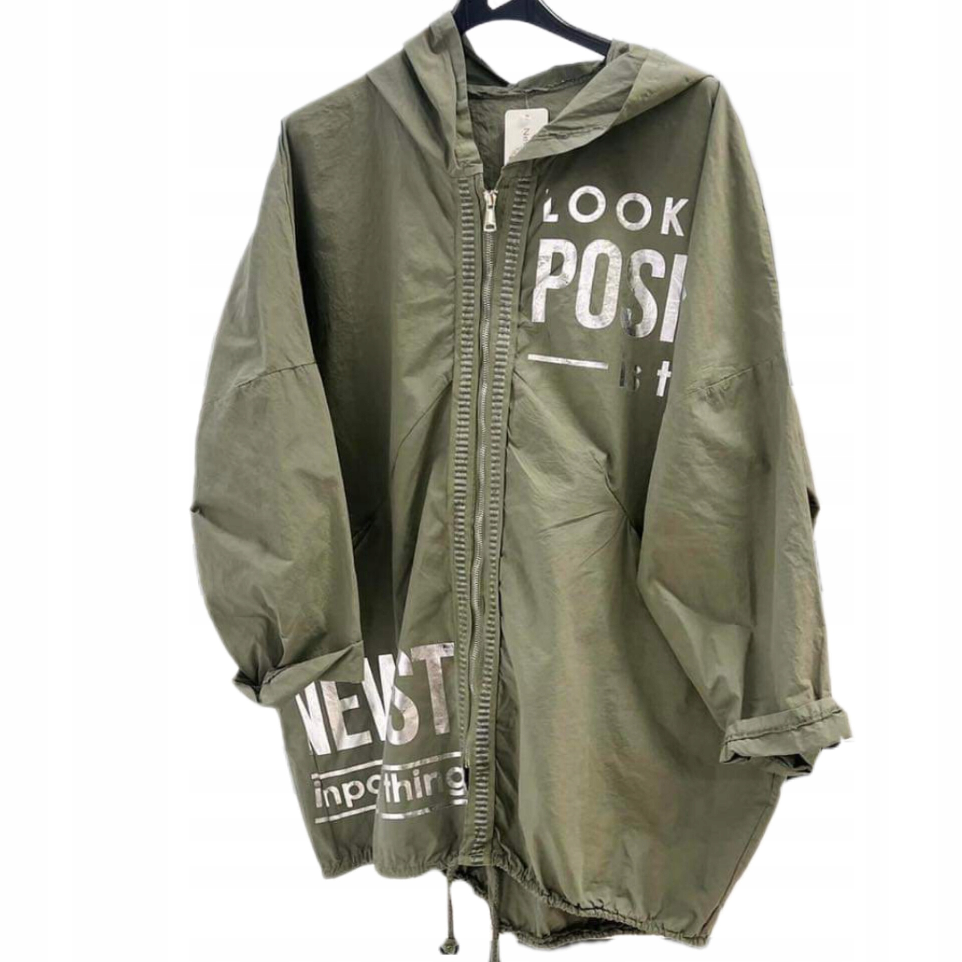 Kurtka wiatrówka rozpinana plus size kolory Kolor wielokolorowy