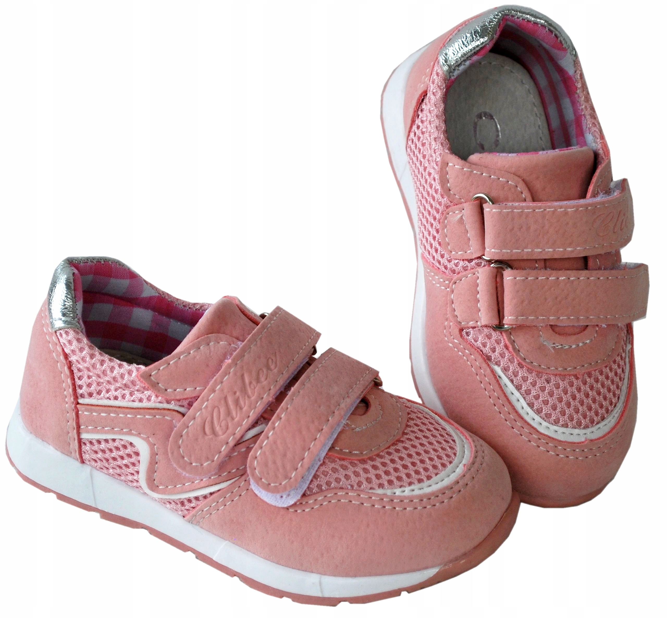 

Pudrowe Adidasy wkł.skóra profil r.26/ 16,5cm