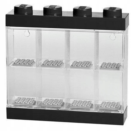 Lego(R) witryna na 8 minifigurek czarna