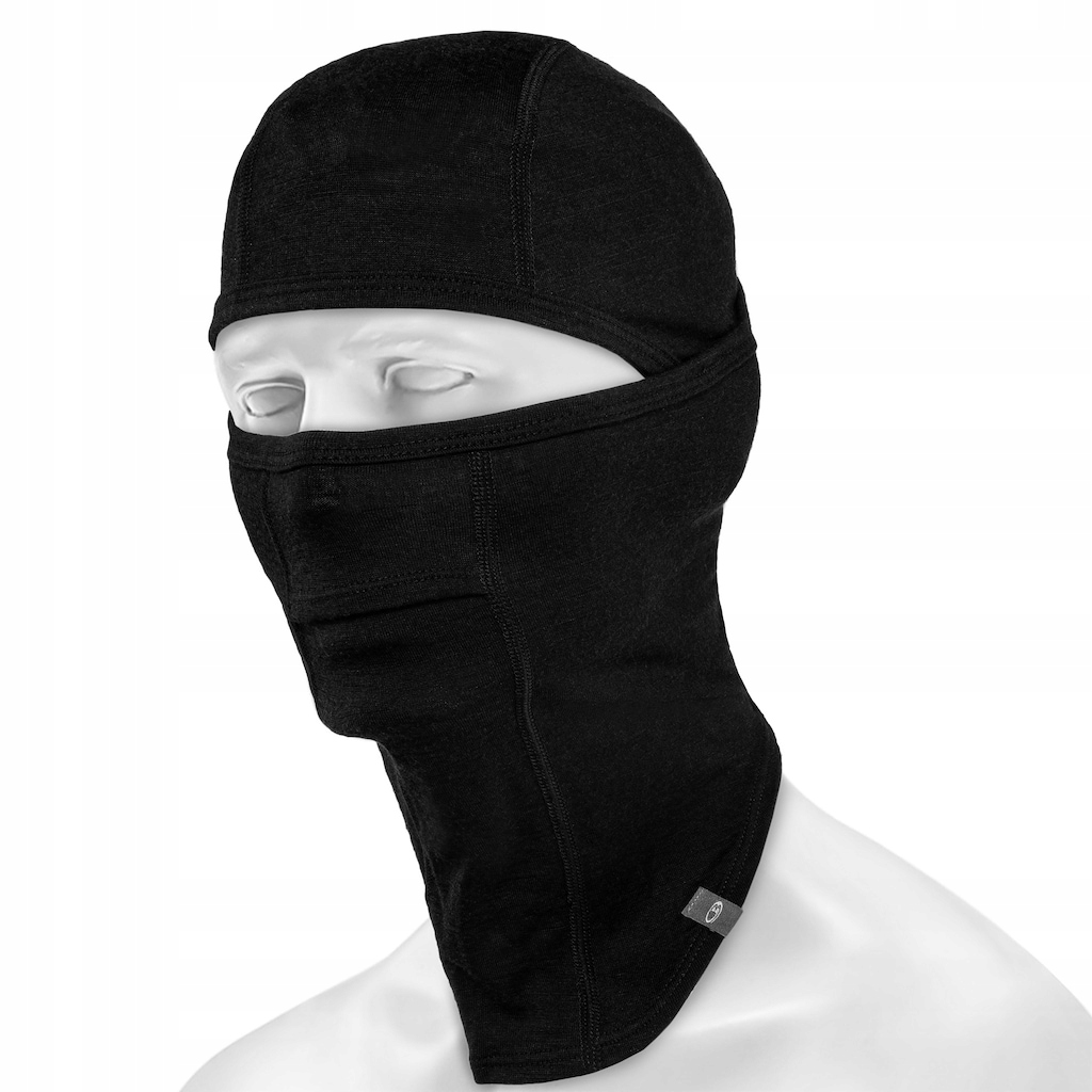 Kominiarka wełniana zimowa Icebreaker Merino 200 Oasis Balaclava Black