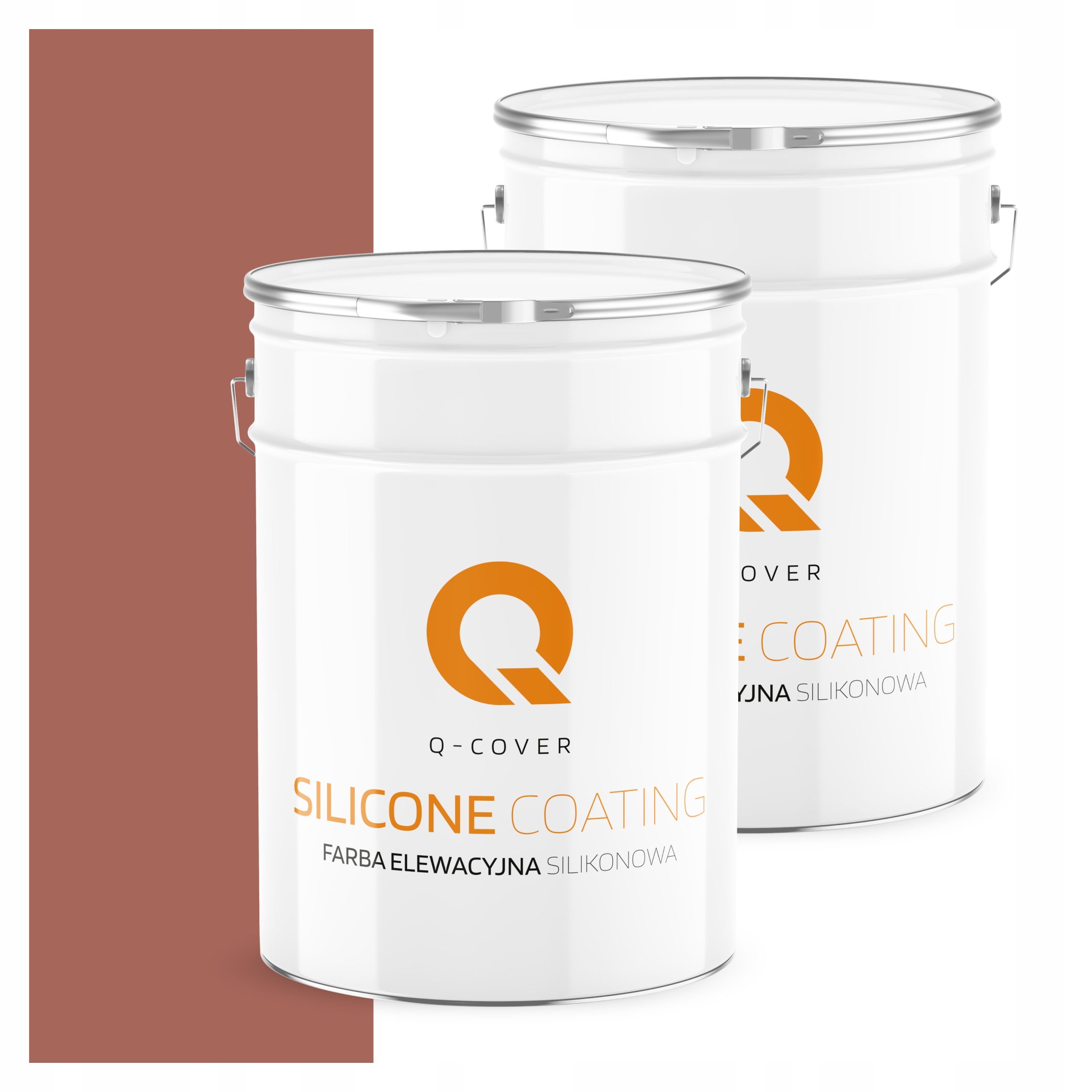 Fasádna farba Fasádová 10L Silikónová Uv farba Farba Tehlová