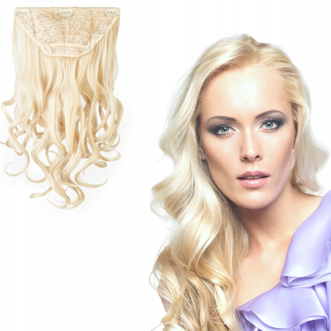 Half-wig poloprodlužovací paruka Loki #platinium