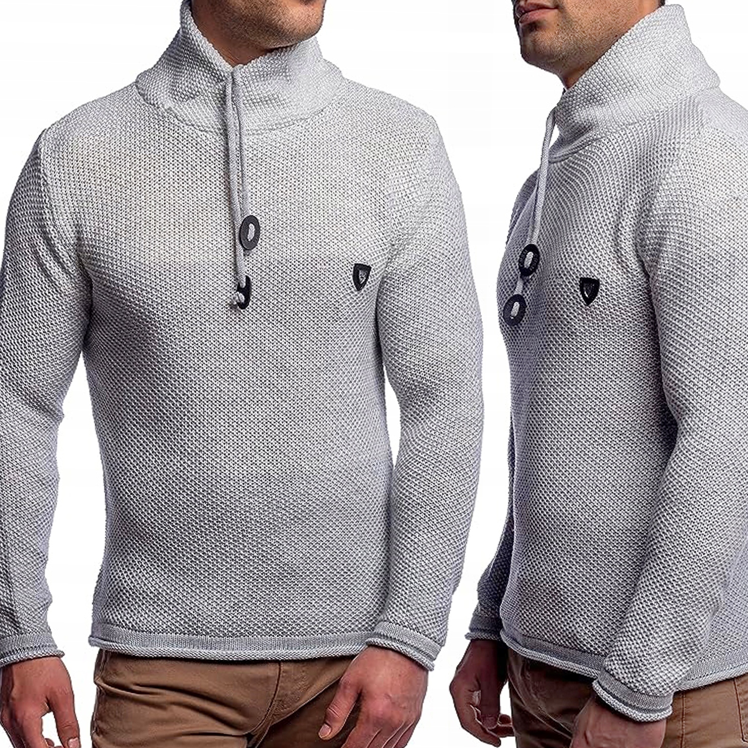 Pánský Svetr S Vysokým Límcem, Stínovaný, Ombre