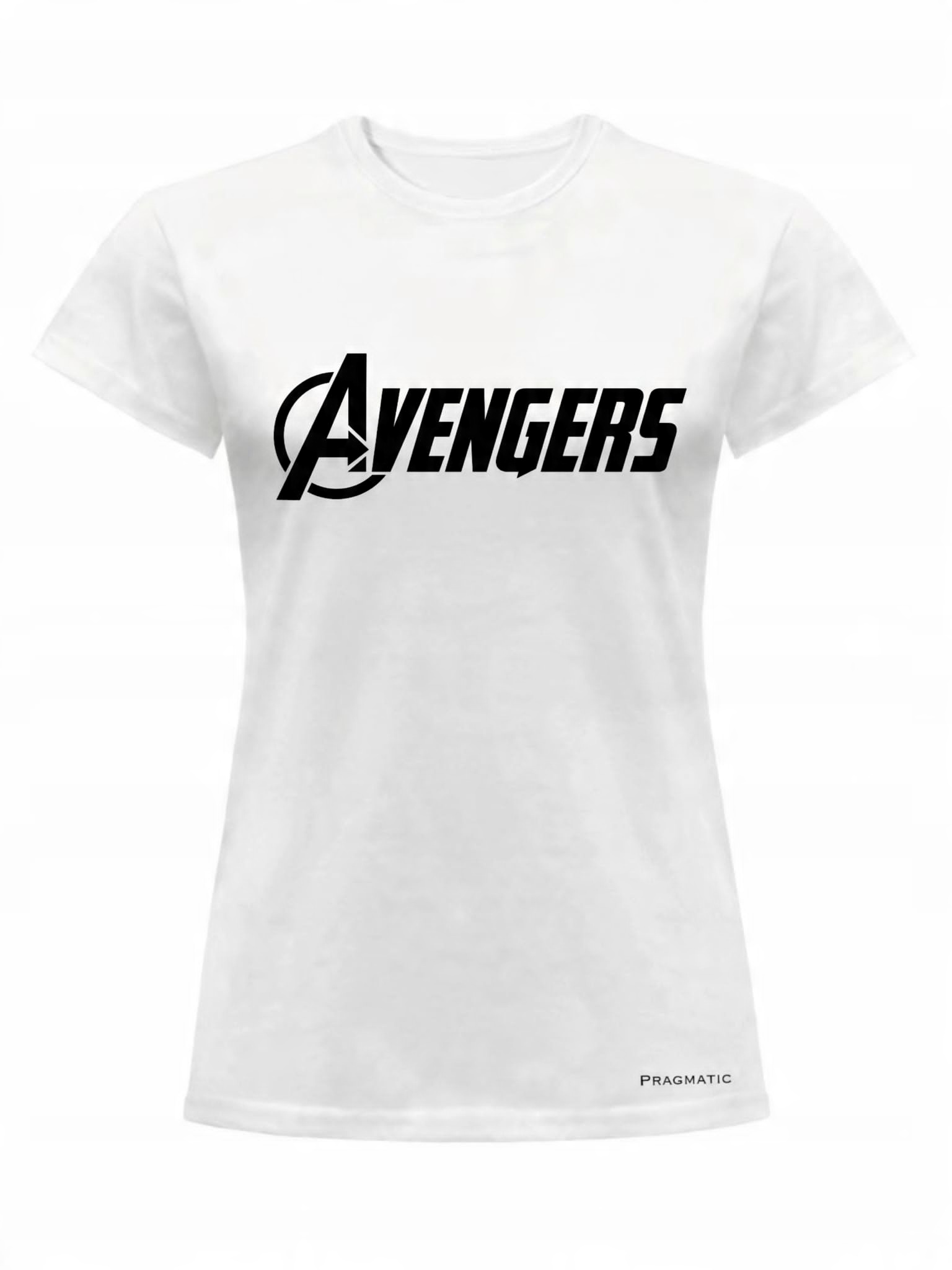 

Koszulka Damska Biała T-shirt Avengers M