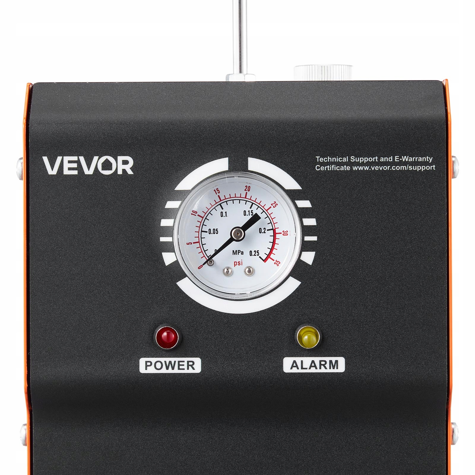 VEVOR SD704 automobilinis dūmų generatorius 8 l/min su dviguba oro pompa ir manometru