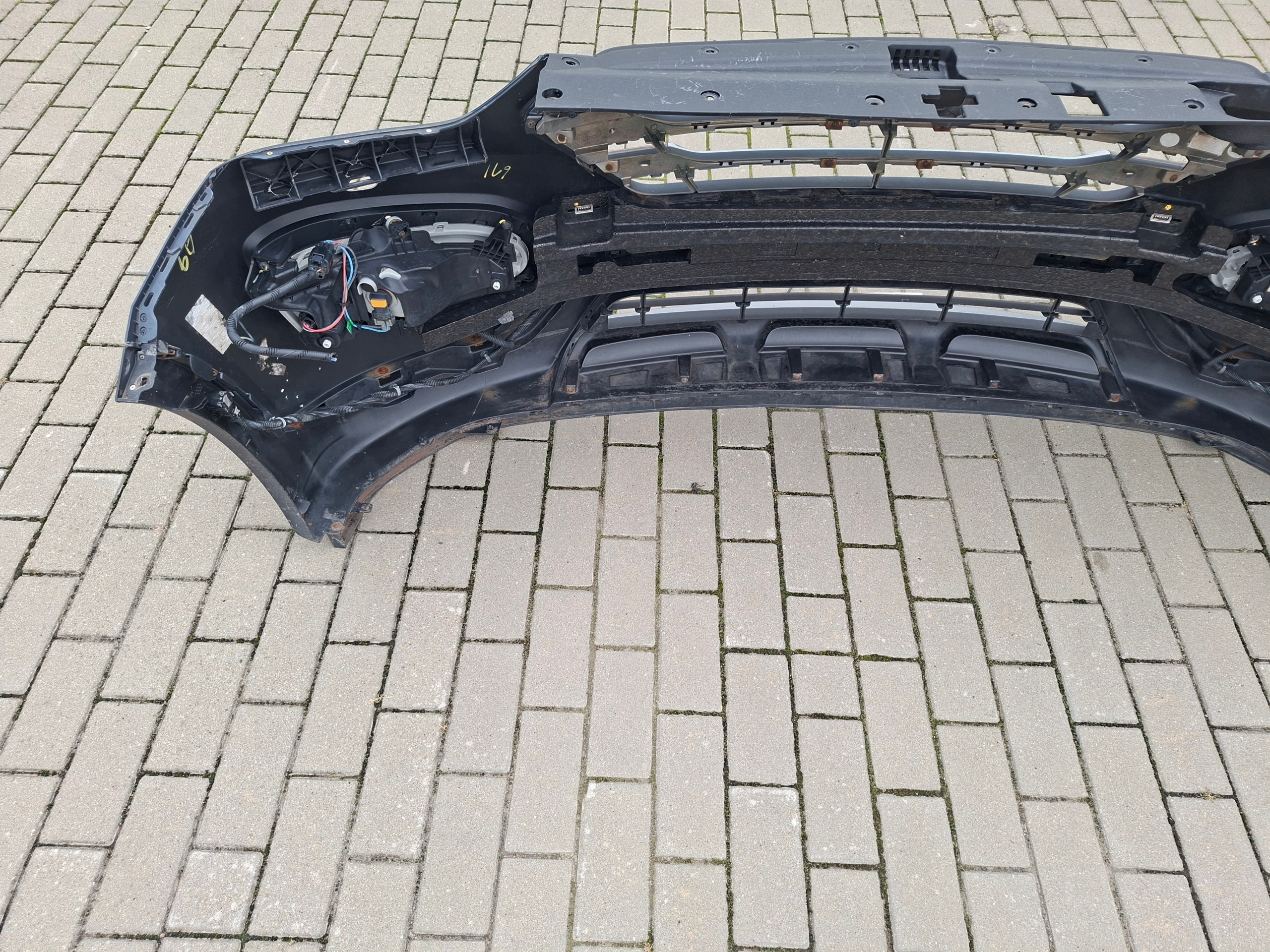 bumper front front complete PDC below washers HYUNDAI SANTA FE III W8U
