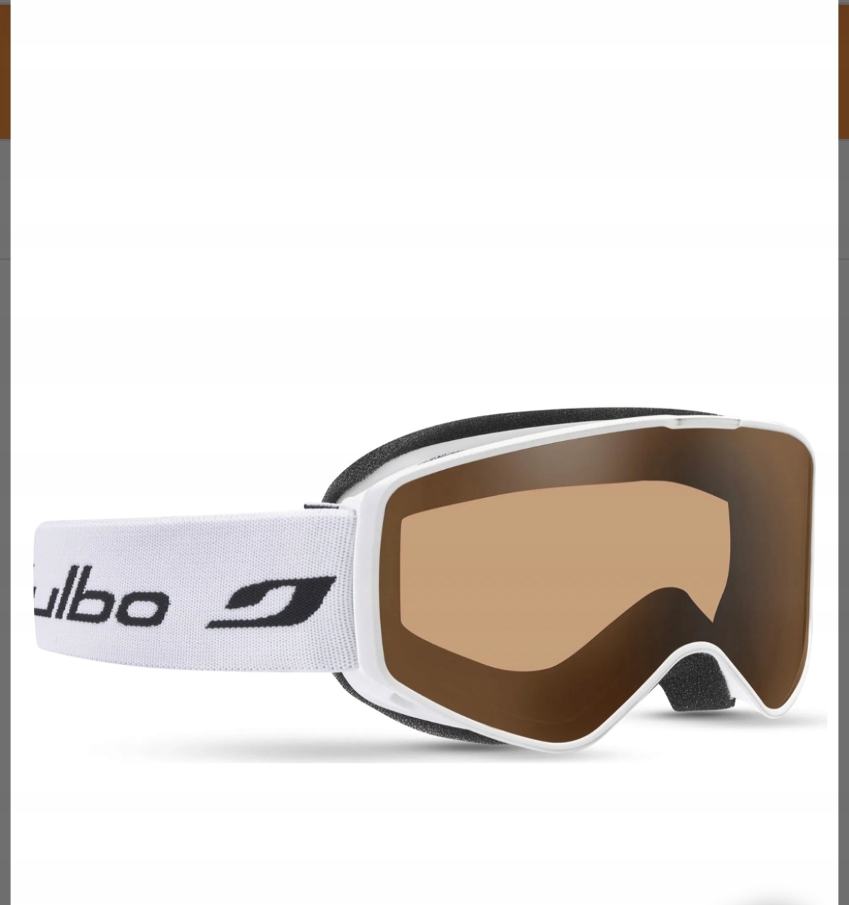 Lyžařské brýle Julbo Atome bílé Chromakids cat 2-3