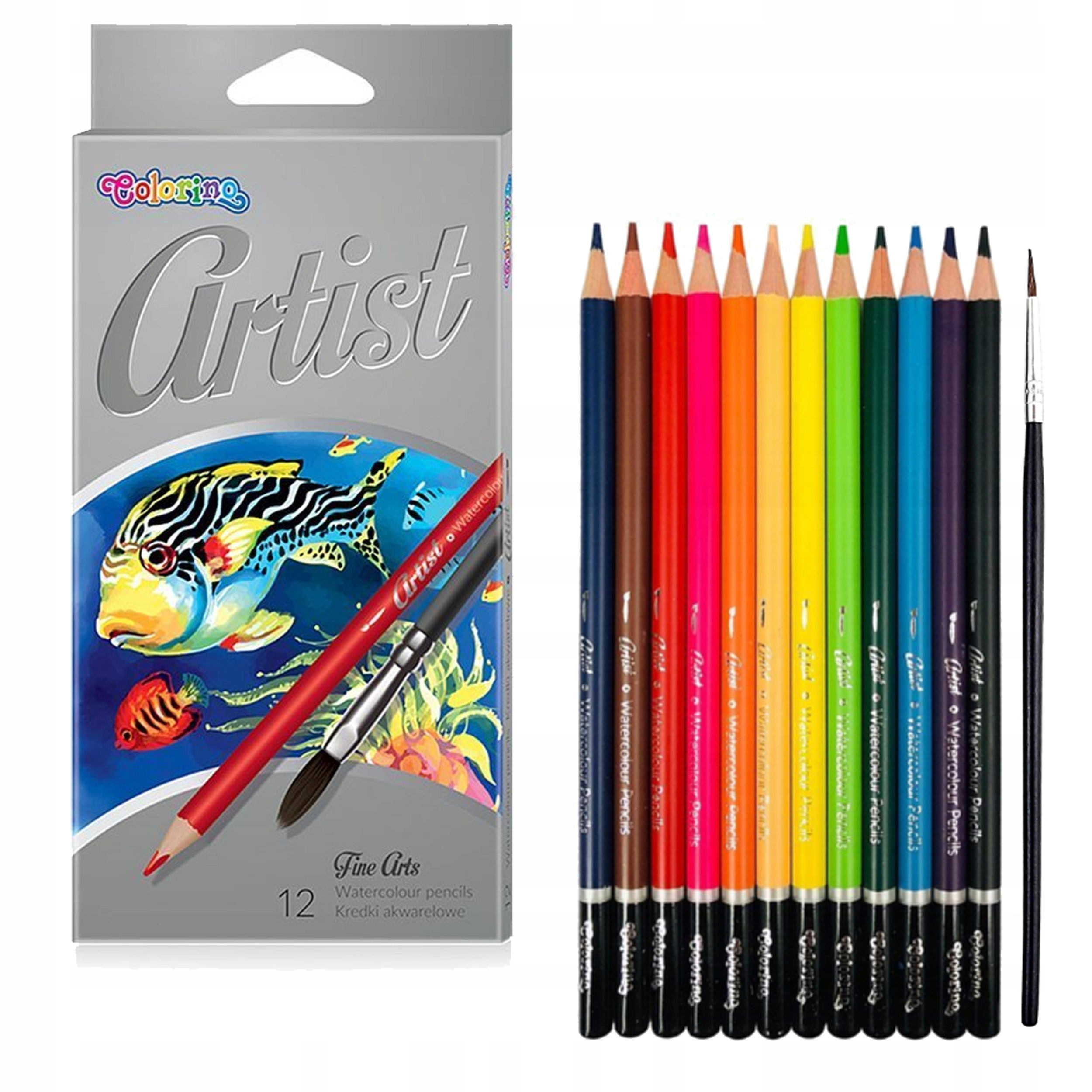 

Kredki Akwarelowe Okrągłe Colorino Artist 12szt.
