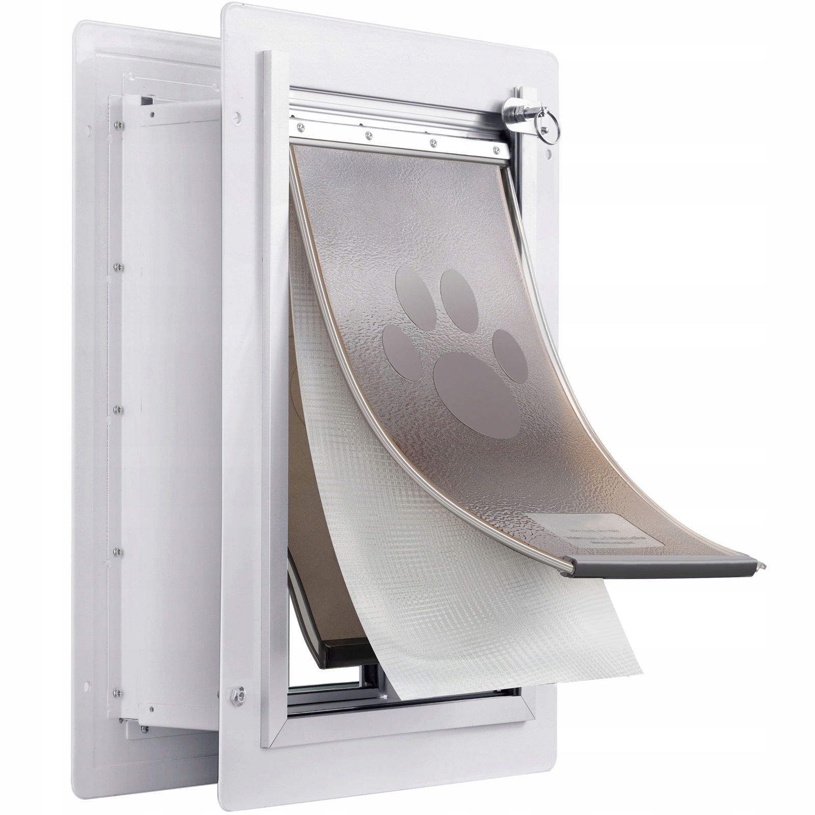 Levně Kyvadlové dveře 3ks 36.2x53.6CM Klapka pro zvířata Montáž na stěnu L